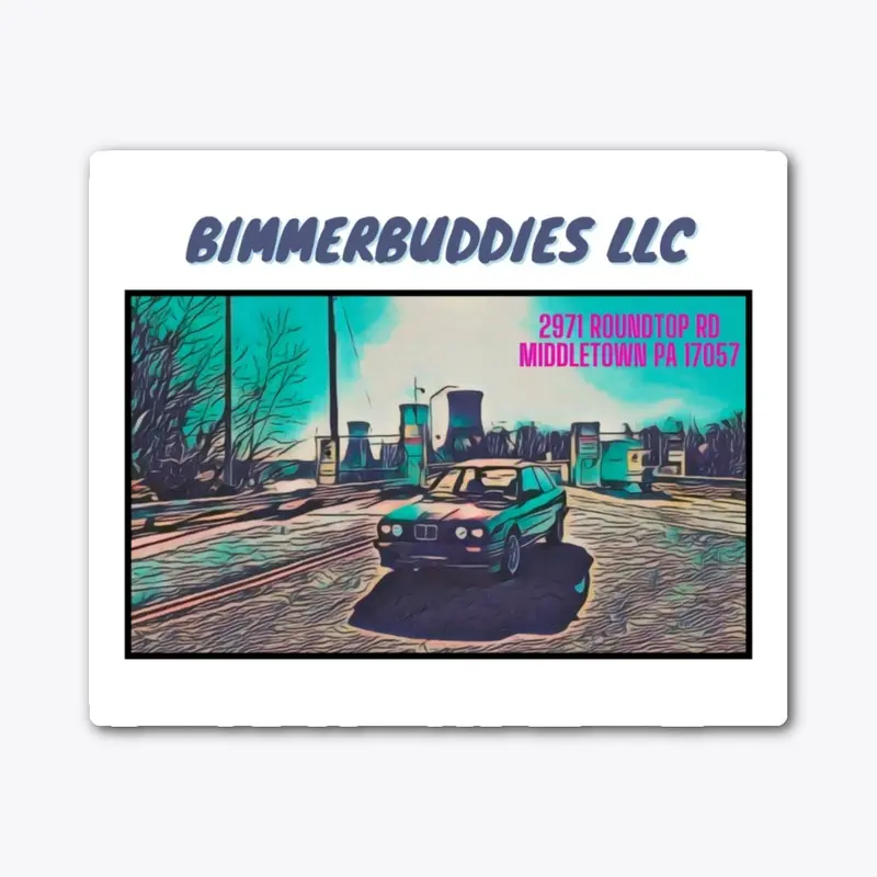 BIMMERBUDDIES marker print 